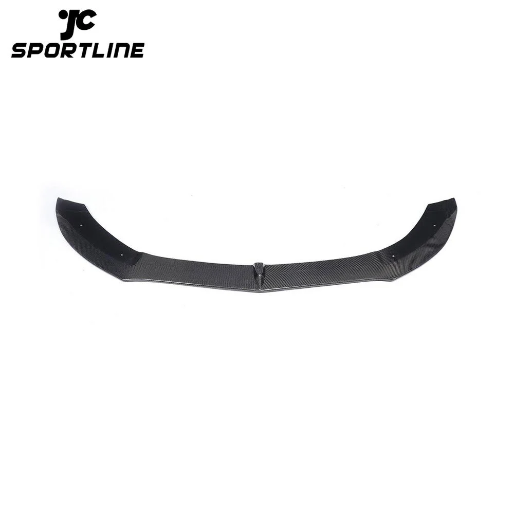 JC-HD057 Front Bumper Lip Spoiler Splitters for Mercedes-Benz C-Class W205 C205 Coupe Sedan Sport C43 AMG 2014 - 2017 Carbon Fiber 1