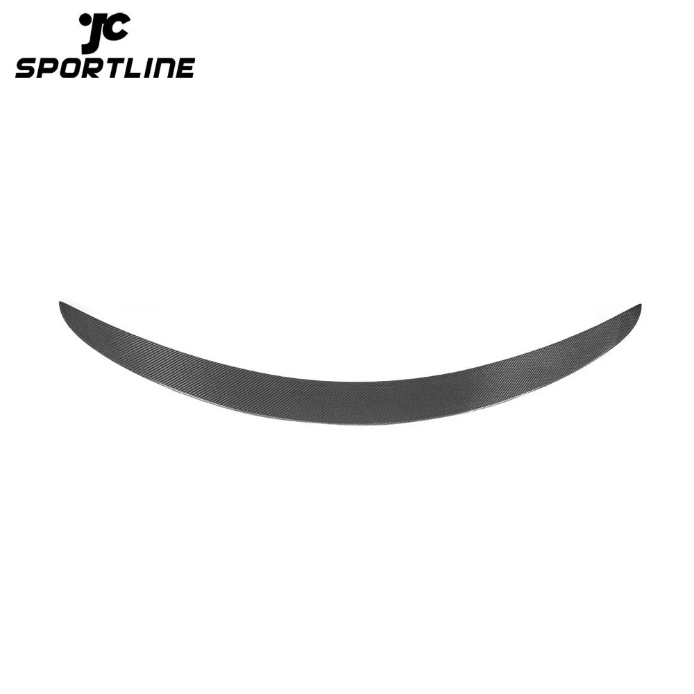 JC-XP589 For Mercedes-Benz C class W205 C180 C200 C250 C300 C350 C450 4 Door 2015 2016 Rear Spoiler Trunk Boot Wings Carbon Fiber 1