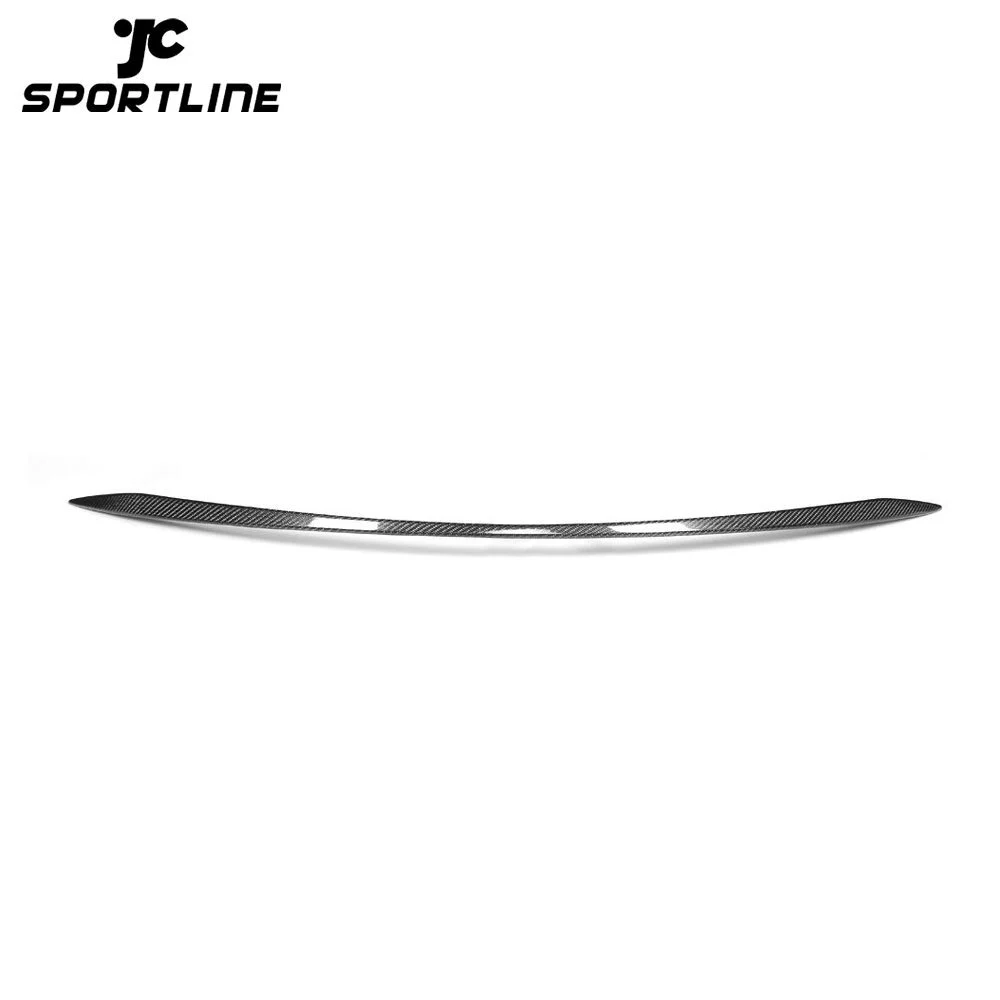 JC-XP976 Car Styling Carbon Fiber Rear Spoiler Lip Wing For Mercedes Benz W205 Spoiler C Class C180 C200 C250 C63 Sedan 4-Door 2015-2017 1
