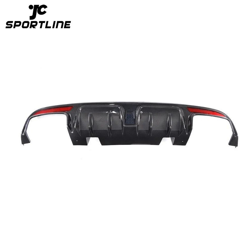JC-ZYY054 Carbon Fiber Rear Bumper Diffuser for Mercedes Benz W205 C63 Sport Bumper B Style 2015-2017 1