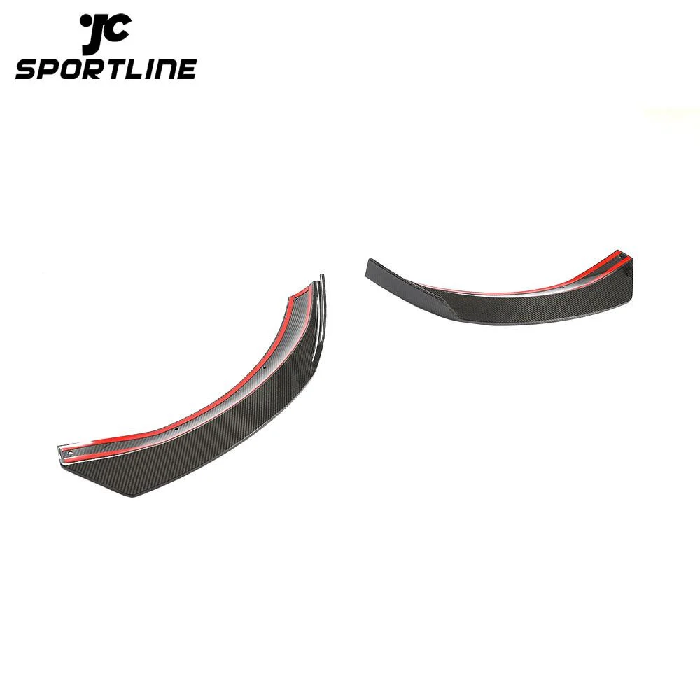 ML-ZDH100 for Mercedes Benz GLA45 AMG Carbon Fiber Front Bumper Splitter Canards GLA Class 2017 - 2019 1