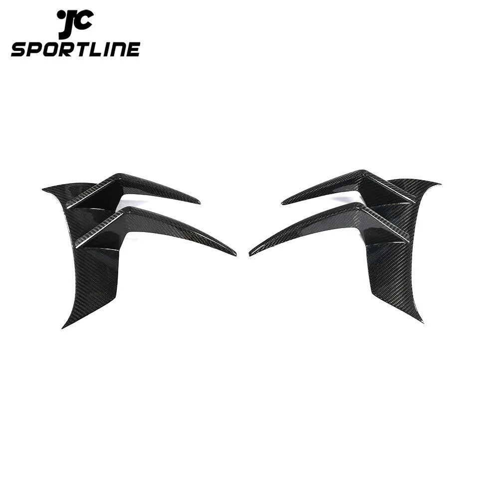 ML-XN001 Carbon Fiber GT R Front Bumper Fins for Mercedes-Benz AMG GT R Base Coupe 2-Door 2016-2019 1