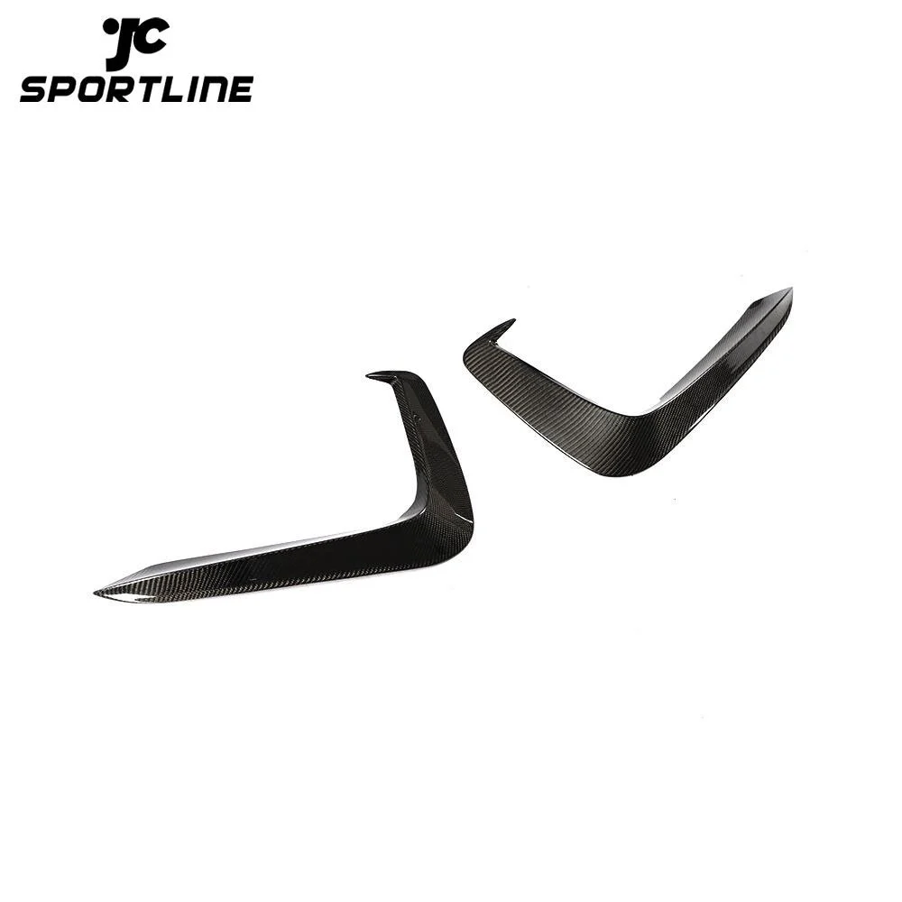 ML-LQ066 Carbon Fiber Facelift S5 Front Bumper Fins for Audi S5 B9 A5 SLINE 2017 2018 2019 1