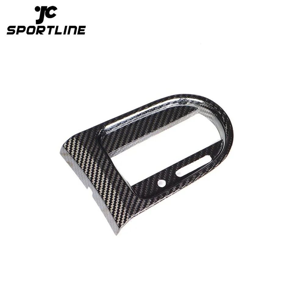 ML-HZJ041 Interior Decoration Dry Carbon Fiber Car Gear Knob Trims for Ford Mustang Shelby GT350 Coupe 2-Door 15-19 1