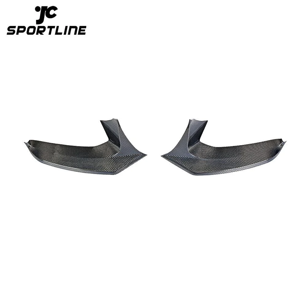 JC-ZYY177-M G30 M TECH Bumper Carbon Fibre Front Splitter on side for BMW G31 G38 520i 530i 540i M Sport 2017- 2019 1