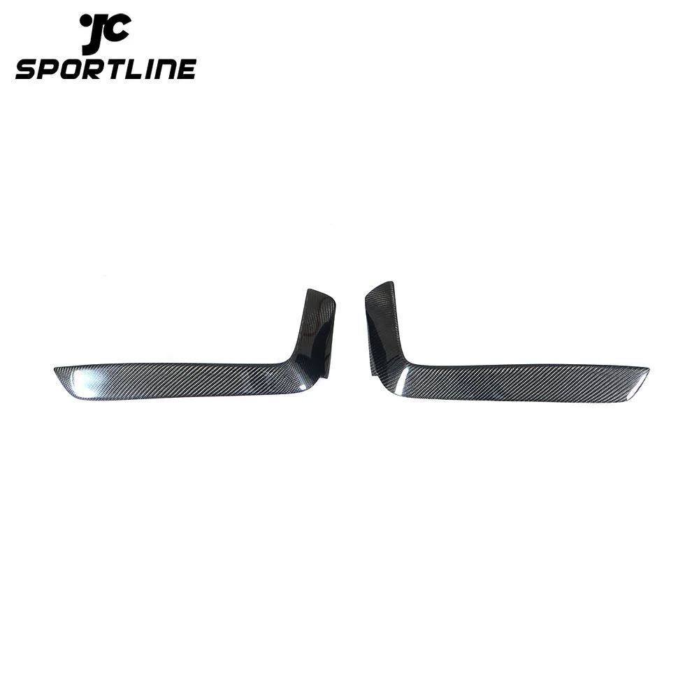 JC-HLY263 Carbon Fiber F32 Front Canards Fog Lamp Vents for BMW F33 F36 430i M Sport 2014-2019 1
