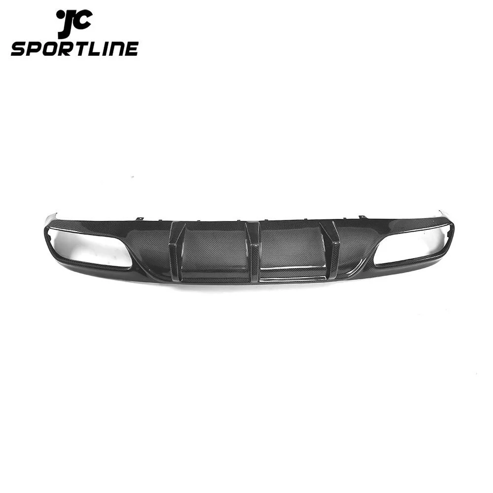 JC-HD186 Carbon Fiber W205 C63 Car Diffuser Lip for Mercedes Benz C63 AMG Coupe 2015-2019 1