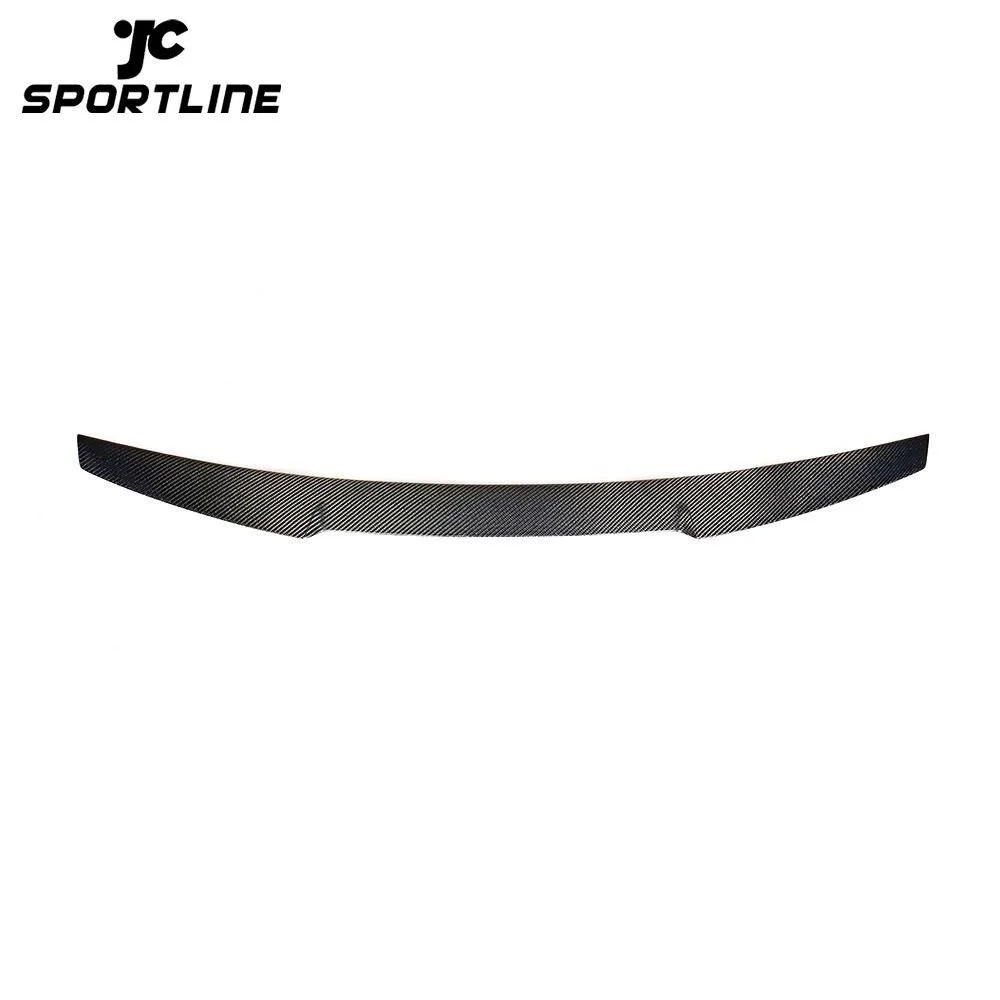 JC-HLY157 Carbon Fiber Rear Spoiler Wing for BMW E46 3 Series 4-Door Sedan M Style Window Roof 1996-2005 1