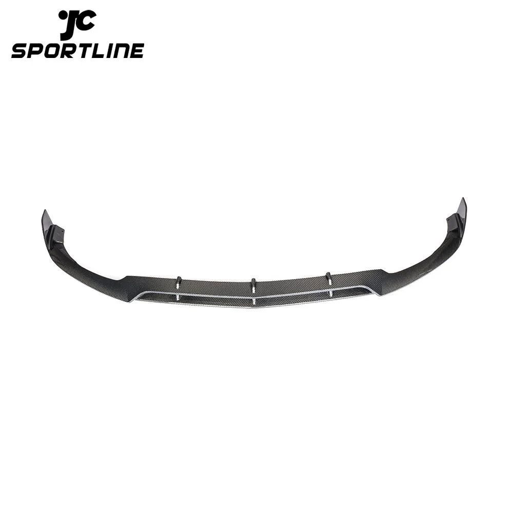 ML-XM202 TT Carbon Fiber Front Bumper Lip for Audi TT Quattro Coupe 2-Door 2015-2018 1