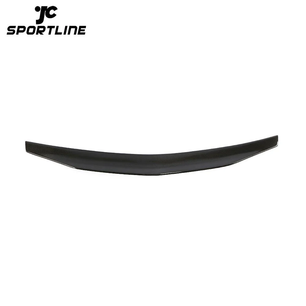 JC-ZYY262 Carbon Fiber W212 Ducktail Spoiler for Mercedes Benz E200 E350 E400 E500 E63 AMG 10-15 1