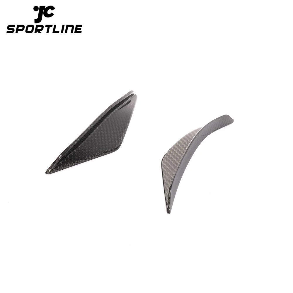 ML-XN005 Carbon Fiber C197 Car Bumper Front Canards Fins for Mercedes Benz R197 SLS AMG GT 2010-2014 1
