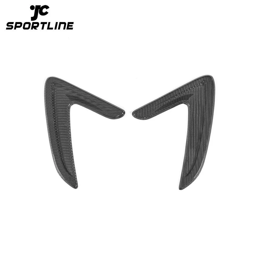 JC-ZYY064-CF Carbon Fiber F30 Front Fender Air Vents Cover for BMW 320i 330i 2013-2018 1