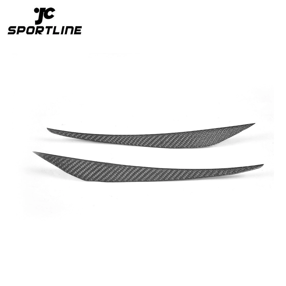 ML-XM269 Carbon Fiber Front Bumper Canards Fins for Lamborghini Huracan LP600 LP610 Coupe 2-Door 2014-2017 1