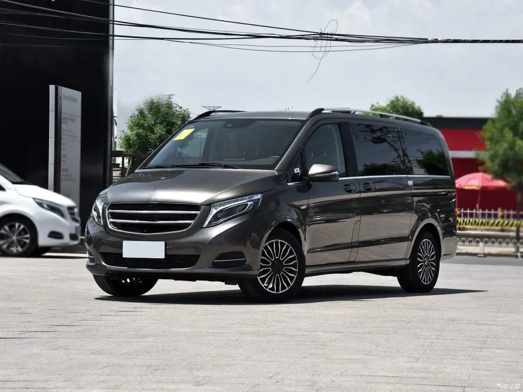 JC-HD073  Black PU Front Lip for Mercedes Benz Vito Class W447 16-18 1