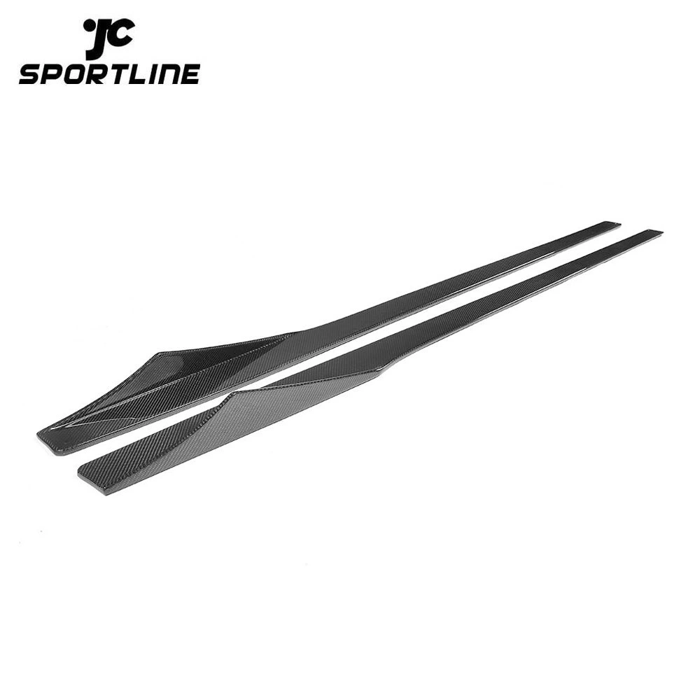 JC-BY018 Carbon Fiber 2 Series F87 M2 Side Skirts Extension for BMW M2 2016-2017 1