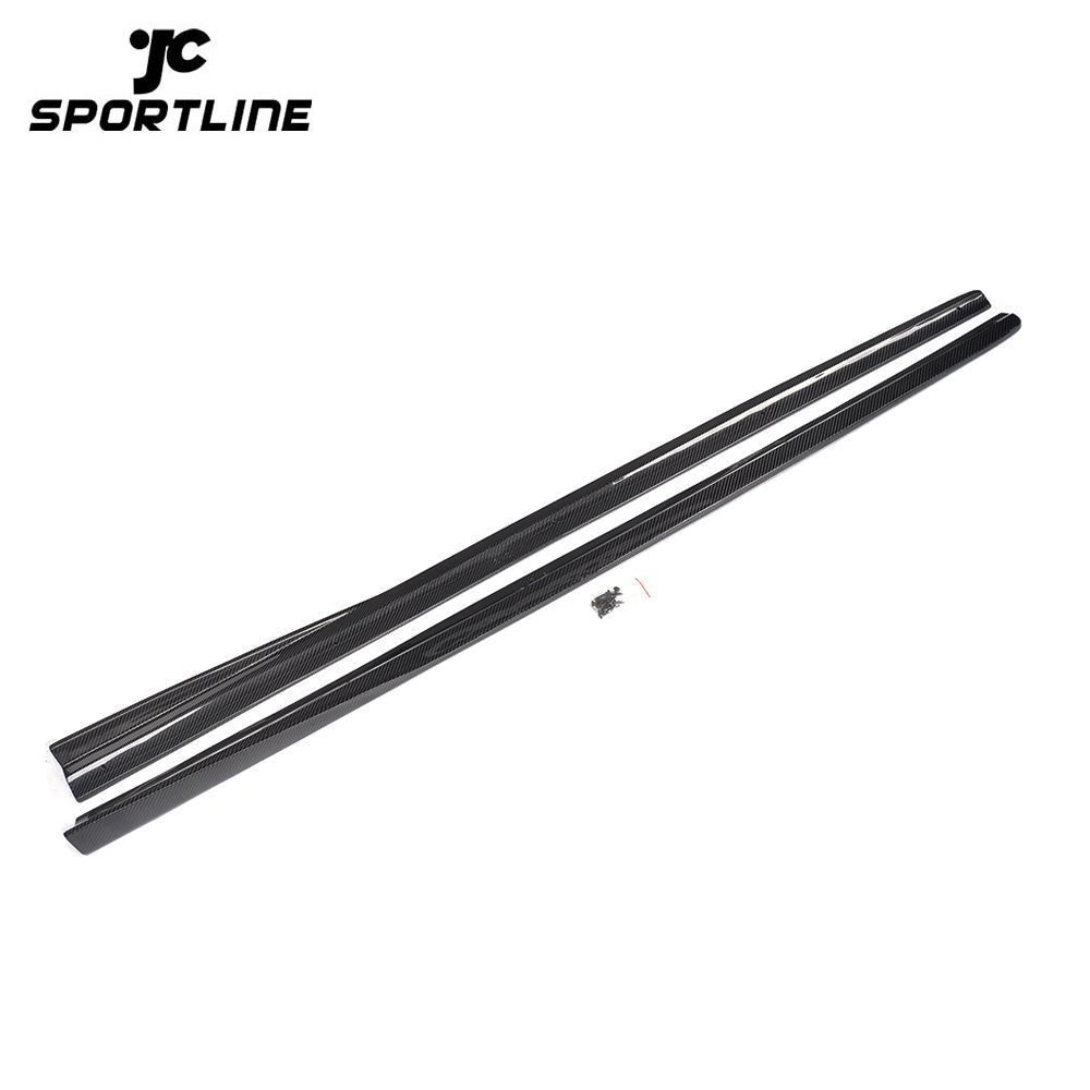 JC-HD095 Carbon Fiber Car Side Skirts for AUDI TT 8J MK2 Coupe 2-Door 2008-2011 1