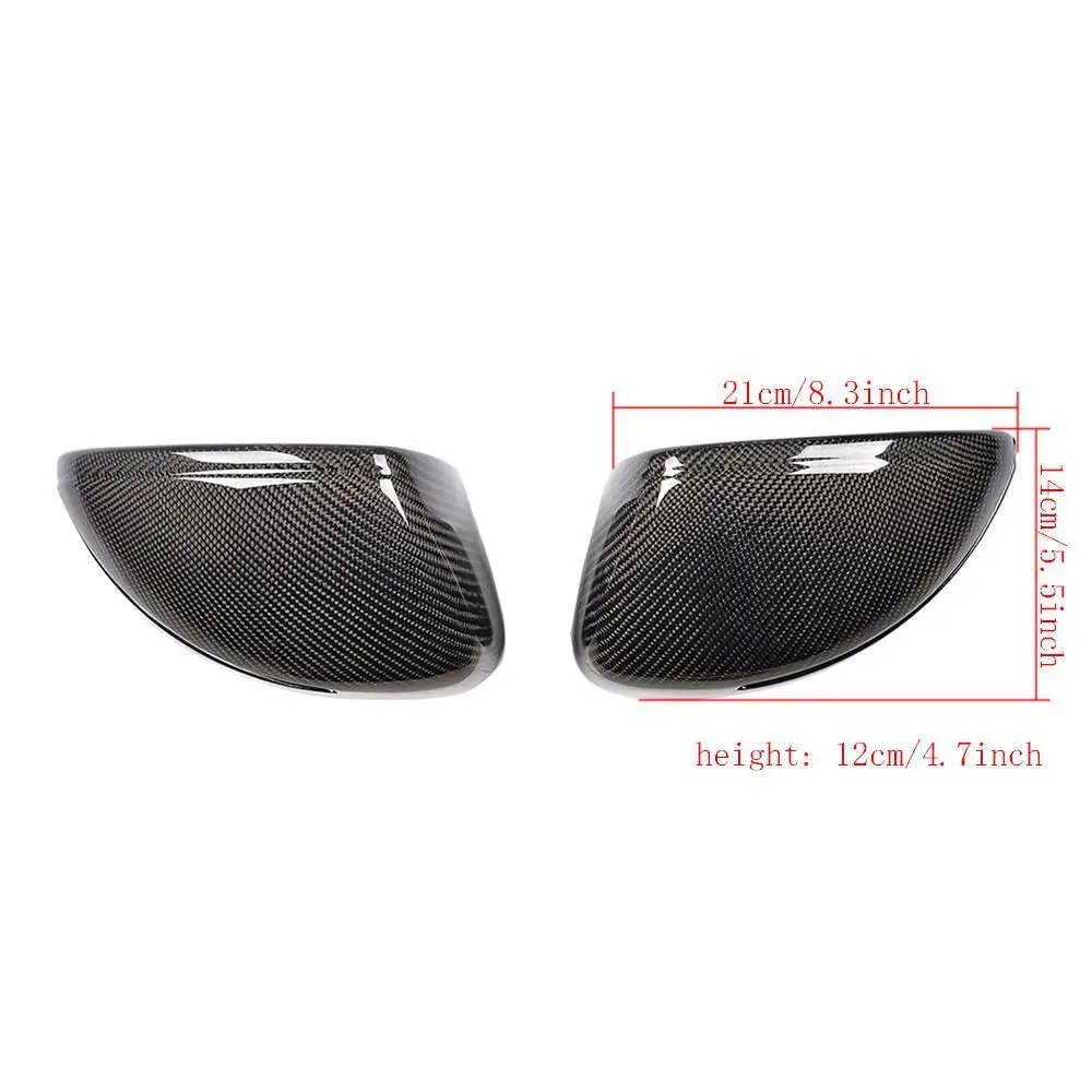 JCsportline ferrari carbon mirror covers replacement for car styling 3