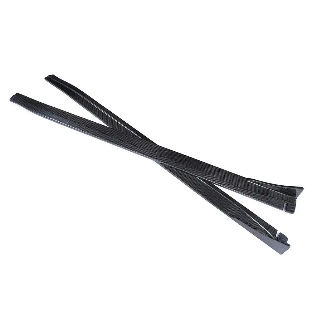 top carbon fiber side skirts normal edition for trunk 2