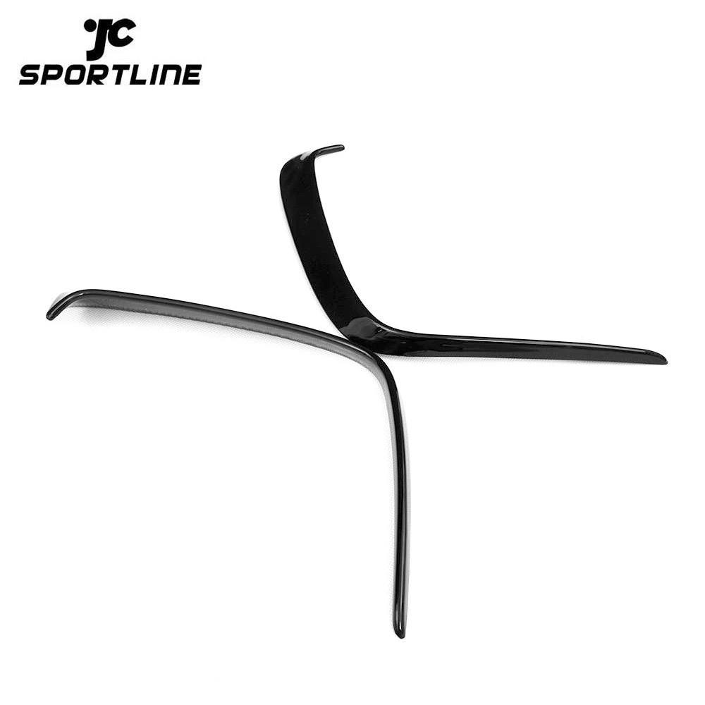 JC-HLY028  Carbon Car Rear Bumper Air Vent Trim Air Dam Fender Cover Canards for Mercedes-Benz A Class W176 A180 A200 A45 AMG Sport 1