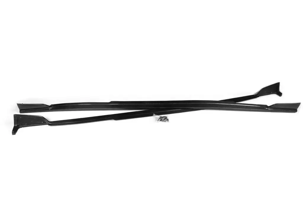 JCsportline hot sale carbon fiber side skirts normal edition for trunk 4