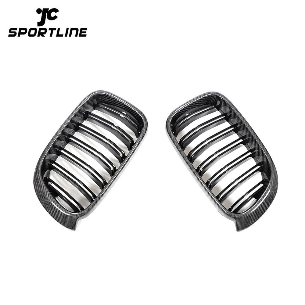 JC-XX58  Carbon Fiber X3 X4 Front Grill for BMW X3 X4 F25 F26 2014 2015 2016 2017 1