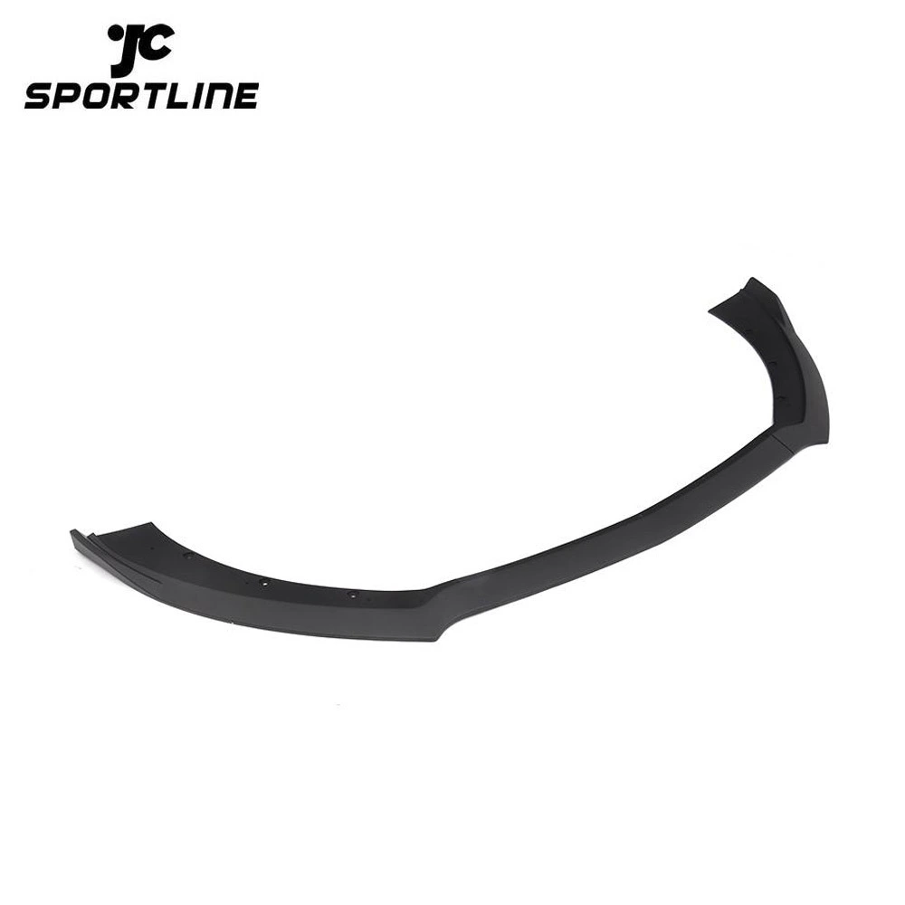 JC-ZYY141-1  Glossy Black FRP Front Spoiler Lip for Ford Mustang GT V6 V8 2-Door 15-17 1