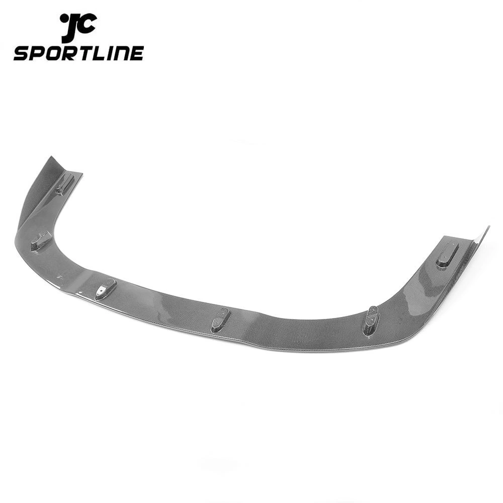 ML-XM086  Carbon Fiber Front Bumper Lip Spoiler Splitters Case for Ferrari 458 Base 2 Door 2011 2012 2013 1