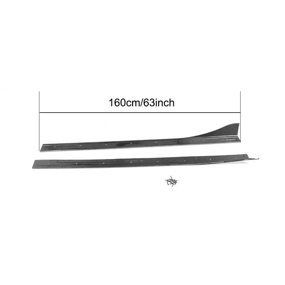 JCsportline wholesale carbon fiber side skirts factory wholesale for car 2