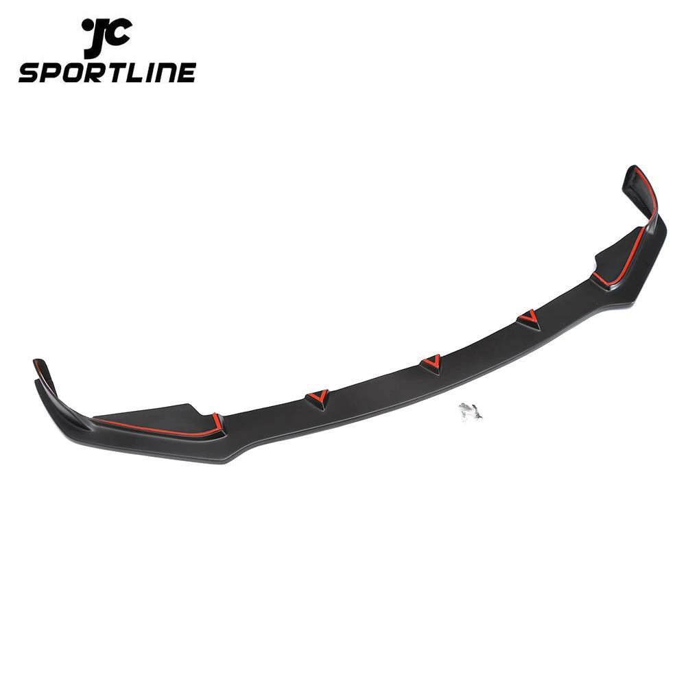 JC-20140829  PU Primer Front Bumper Lip Spoiler Splitters for Infiniti Q50 Sport Sedan 4-Door 2014 - 2017 1