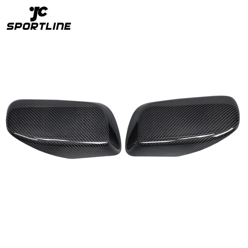 JC-BME600534  Replacement Styling Carbon Fiber Car Side Rearview Mirror Covers Caps for BMW 5 Series E60 2005 - 2008 1
