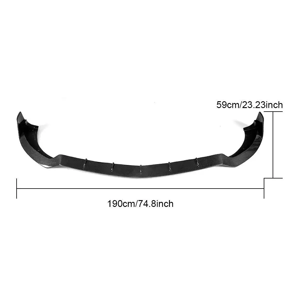 porsche carbon fiber lip kit supply for coupe 4