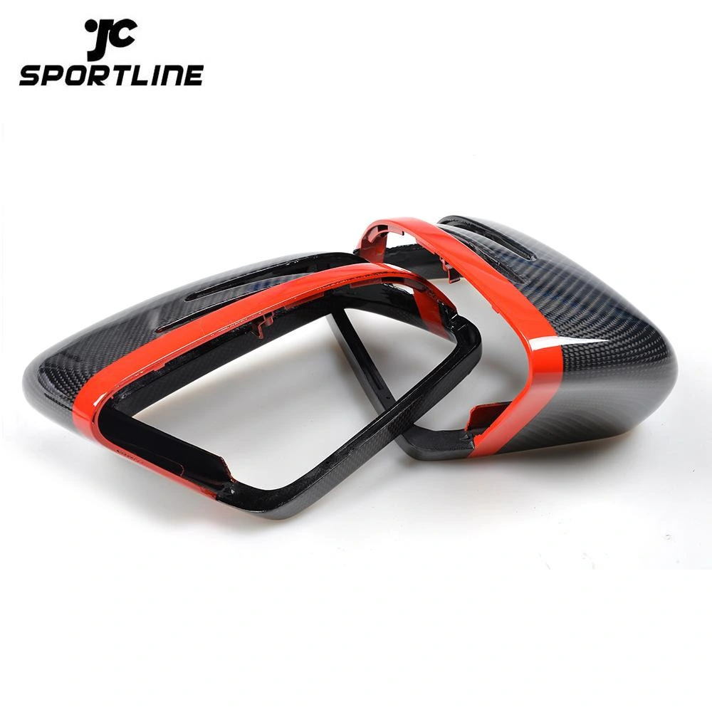 JC-M014  Carbon Fiber Car-Styling Replacement Racing Side Rearview Mirror Covers Caps for Benz W204 W212 W218 W176 W207 1