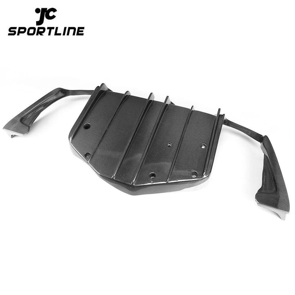 JC-XP1091  Carbon Fiber Rear Diffuser Lip For Maserati Ghibli 4D Sedan 15-16 1