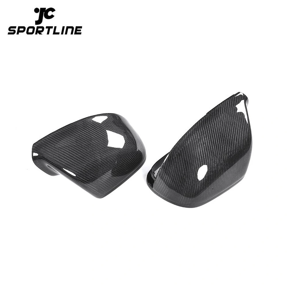 JC-XP1255  Carbon Fiber Direct Replacement Rearview Mirror Cover for Audi Q5 Q7 10-15 1
