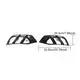 JCsportline chevrolet auto vent covers factory for sale 3