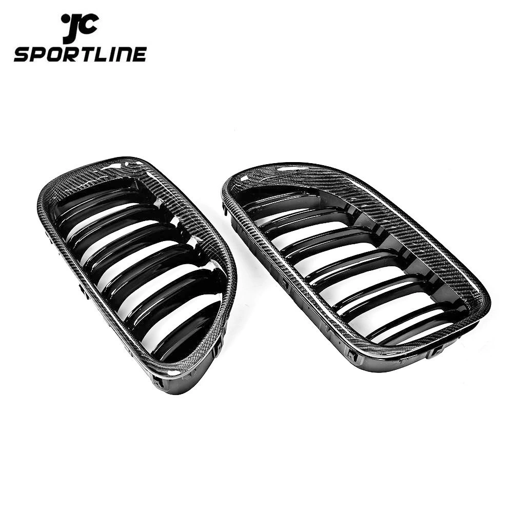 JC-V007  M6 Dual Slats Carbon Fiber Front Grill for BMW F06 F12 F13 14-17 1