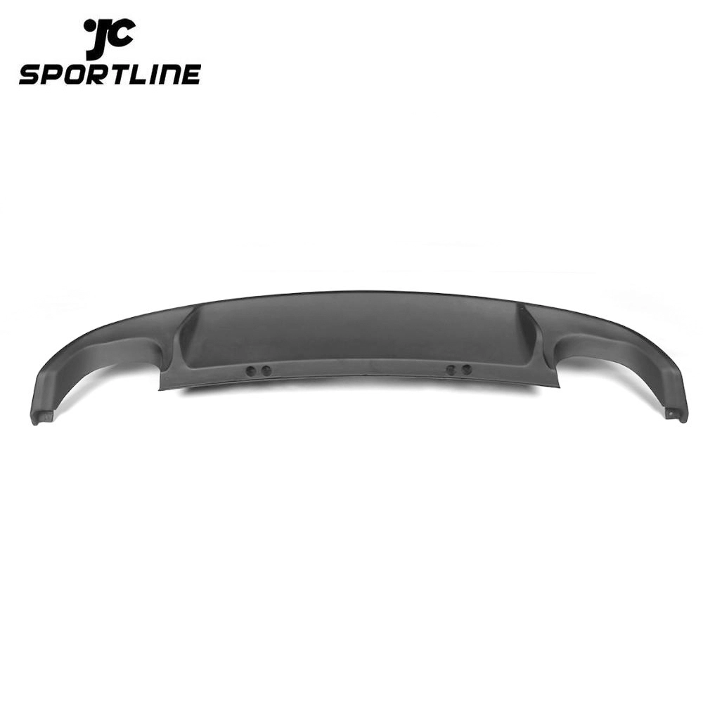 JC-VWGO0669  FRP Matt Black Painted Rear Bumper Diffuser For VW Golf6 MK6 GTI 2010-2013 1