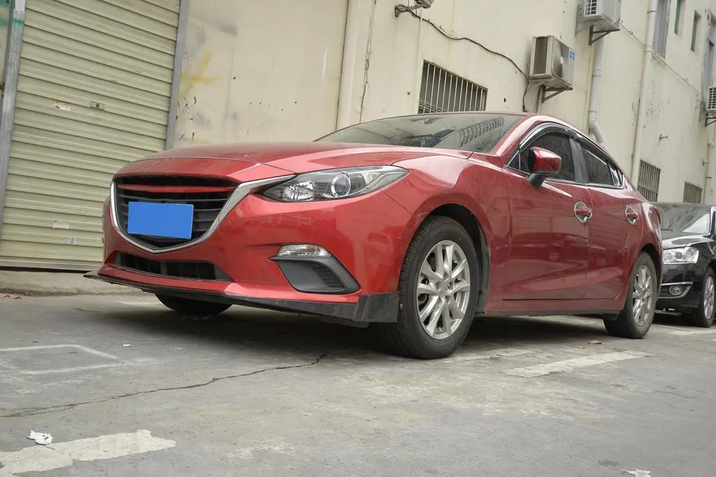 ML-XM203  Carbon Fiber M3 Axela Front Spoiler for Mazda 3 Sport 2014-2016 1