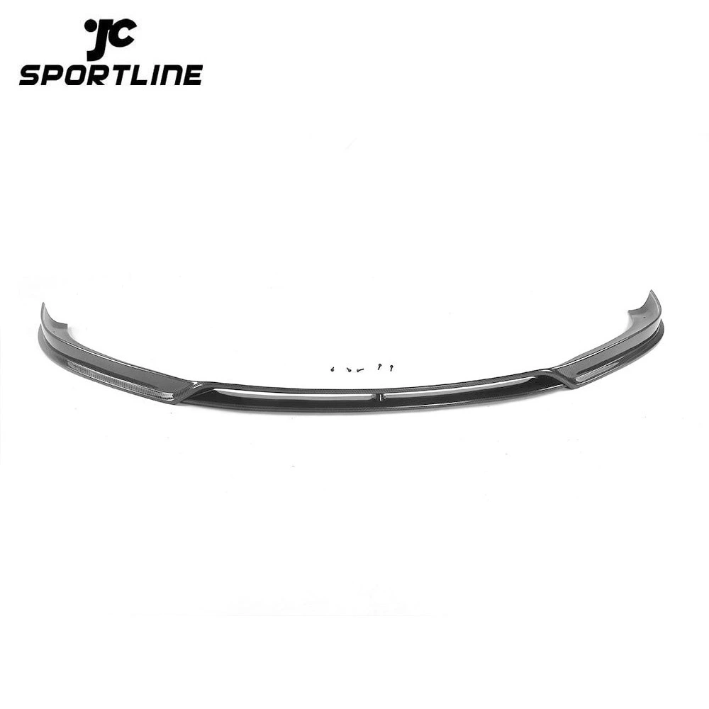 JC-HD197 Vacuum Carbon Fiber Front Bumper Spoiler for Tesla Model S P85D 90D P100D 16-18 1