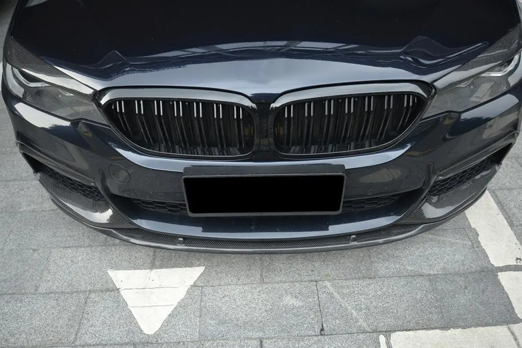 JC-HLY010  Dual Slats ABS Black Front Grills for BMW G30 520i 530i 535i 540i M Sport 17-18 1