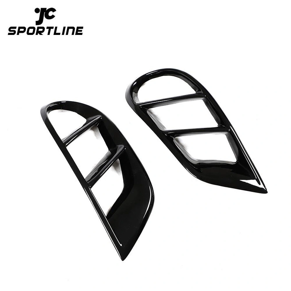 JC-HLY050-FRP-1  Gloss Black Fog Lamp Covers for Mercede s Ben z C Class W205 Sport 2015-2017 1