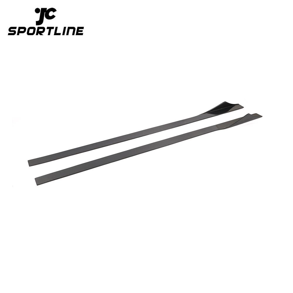 JC-ZYY008-2 Carbon Fiber Side Skirt Extensions for BMW M2 M3 M4 G30 F30 2012-2018 1