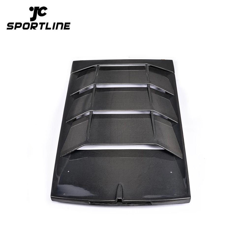 ML-XM013 Carbon Fiber Rear Engine Hoods for Lamborghini Gallardo LP550 LP560 LP570 08-14 1