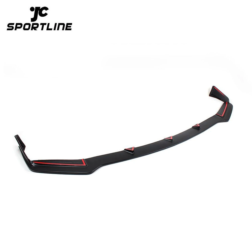 JC-20140829-2  PU Black Primmer Car Front Bumper Lip For Infiniti Q50 Sport Bumper 2014 1
