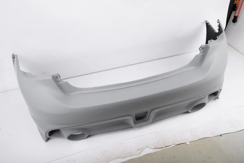 JC-HD065-2  JC Sportline FRP Fiberglass Q50 Rear Bumper Body Kit for infiniti Q50 1