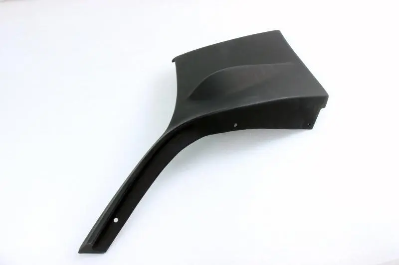 JC-SUIM0412  Black PU Front Bumper Side Splitter & Fog Light Covers for Subaru Impreza WRX STi 2004 2005 1