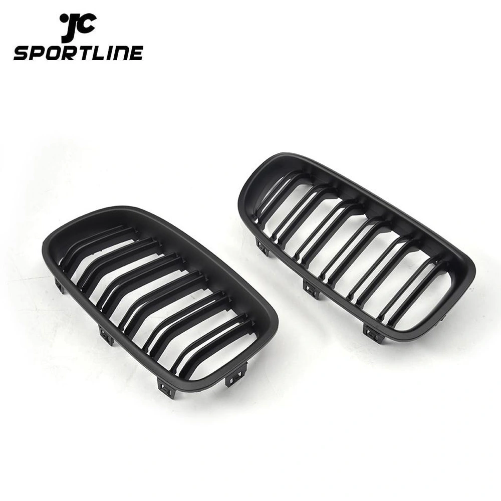 JC-XP500-1  Glossy Black ABS M3 Dual Slats Style F30 Front Car Grille for BMW F31 325i 320i 328i 335i 12-18 1