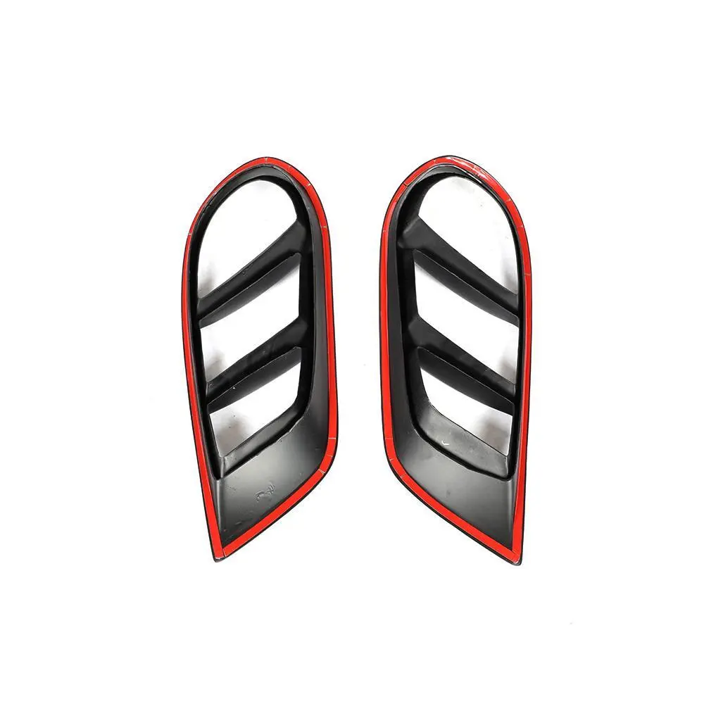 JC-HLY050-FRP  Matt Black Fog Lamp Covers for Mercede s Ben z C Class W205 Sport 2015-2017 1