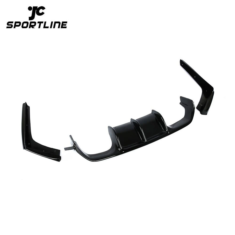 ML-XM028-ABS  Gloss Black M4 M3 ABS Rear Diffuser for BMW F80 M3 F82 F83 M4 2014-2017 1
