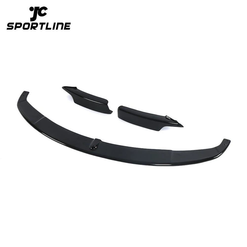 JC-20130808-FRP  Glossy Black ABS F30 Front Lip Splitters for BMW F31 325i 320i 328i 335i M Sport 12-18 1